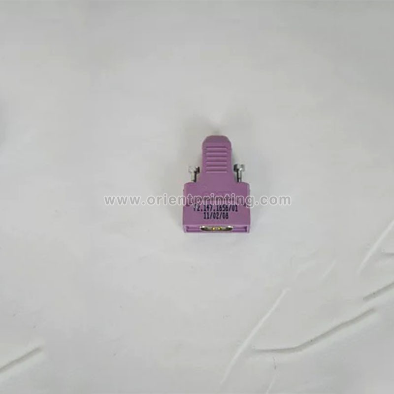 F2.147.1656/01 Dummy Plug Terminating Connector For Heidelberg