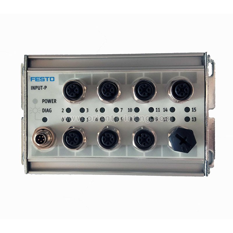 KBA Press Machine FESTO CP-E16-M12X2-5POL CPE16M12X25POL Input Module,KBA Offset Press Parts