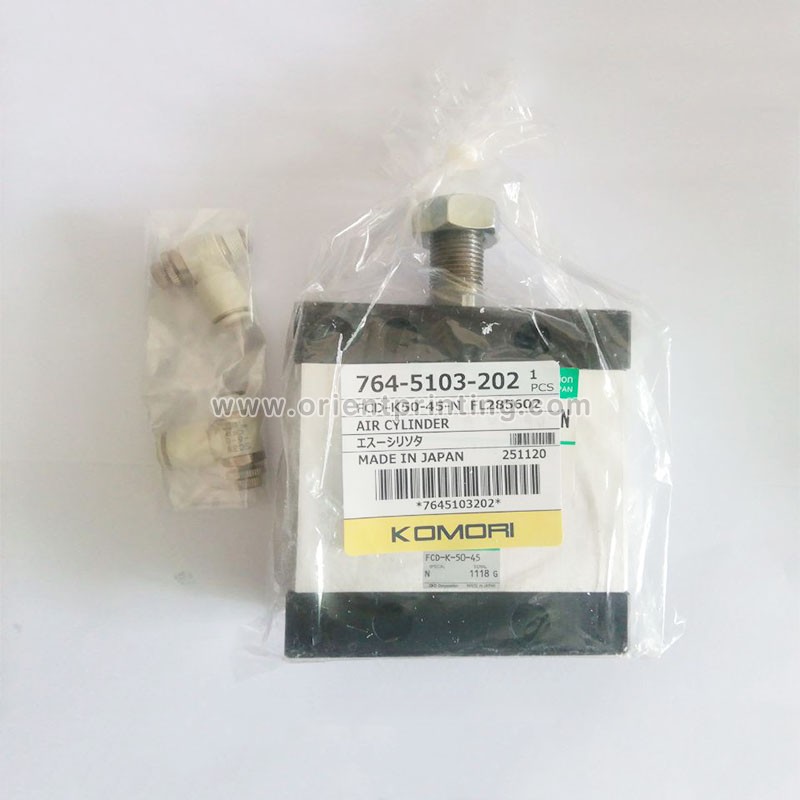 764-5103-202 Original New Air Cylinder FCD-K50-45-N FL28562 For Komori Machine Original New Air Cylinder FCD-K50-45-N FL28562 For Komori Machine